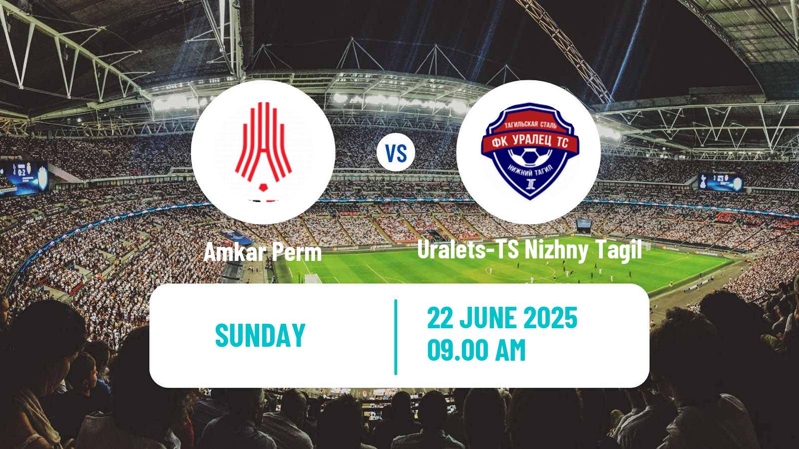 Soccer  FNL 2 Division B Group 4 Amkar Perm - Uralets-TS Nizhny Tagil