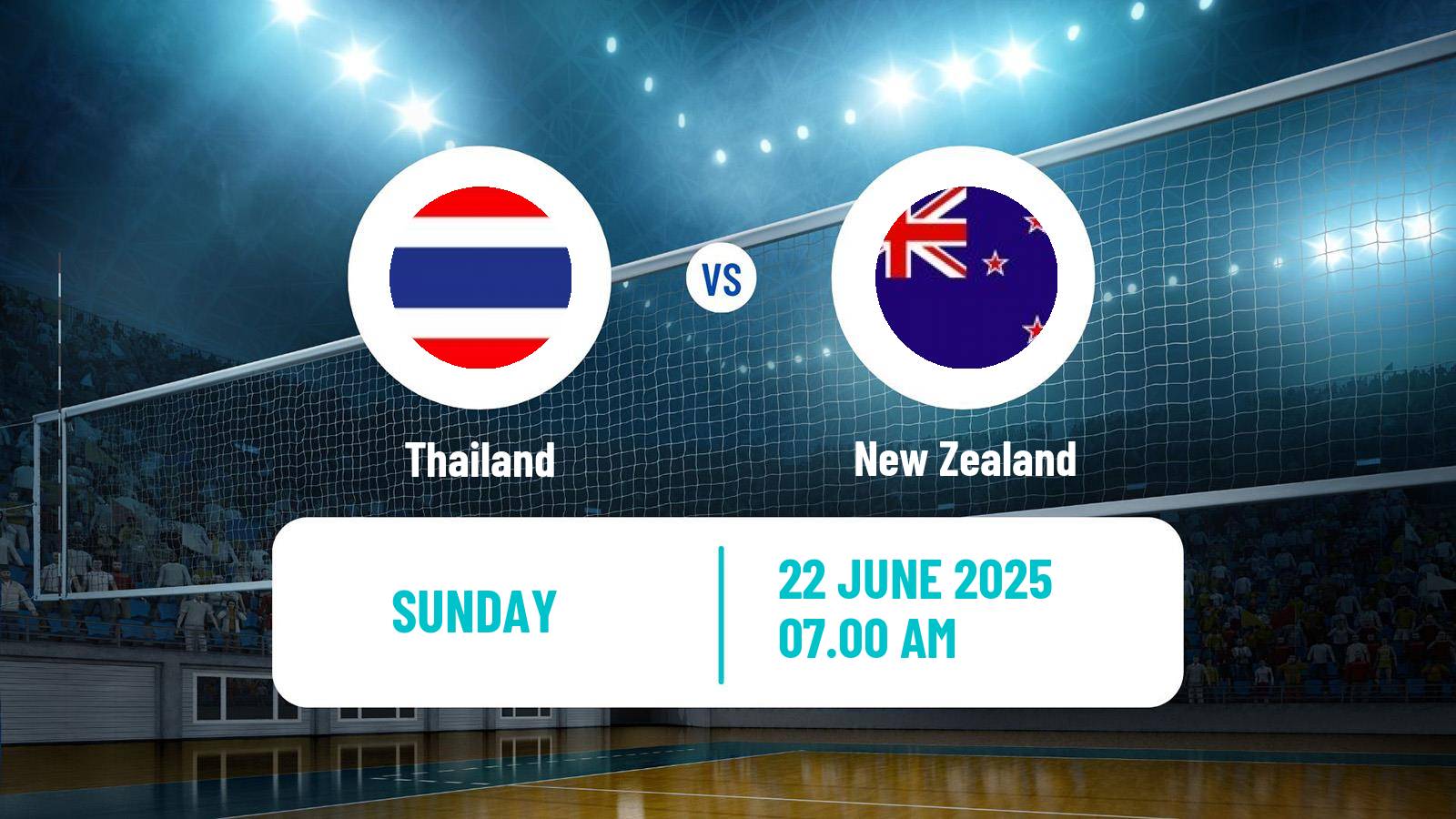 Volleyball AVC Challenge Cup Volleyball Thailand - New Zealand