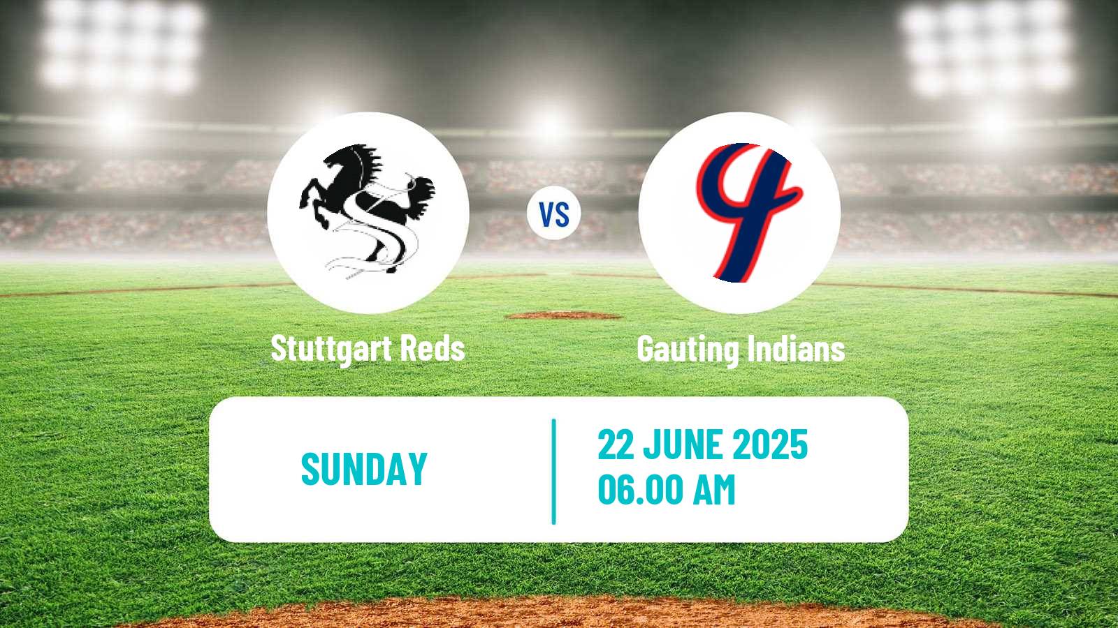 Baseball German Bundesliga South Baseball Stuttgart Reds - Gauting Indians