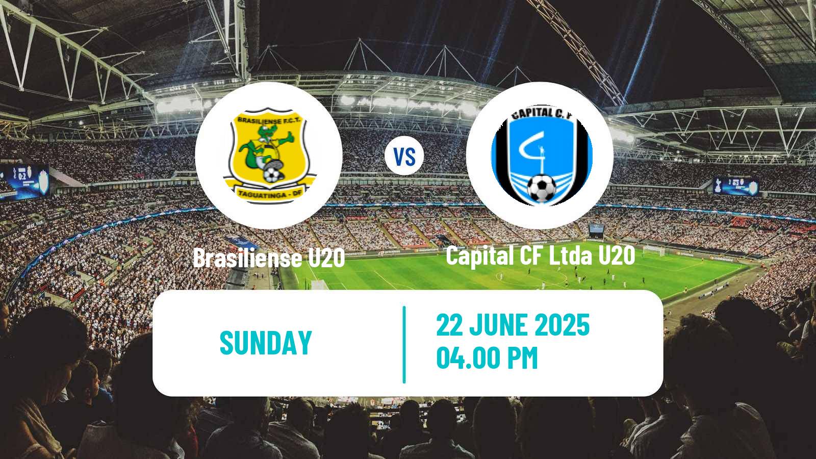 Soccer Brazilian Brasiliense U20 Brasiliense U20 - Capital CF Ltda U20