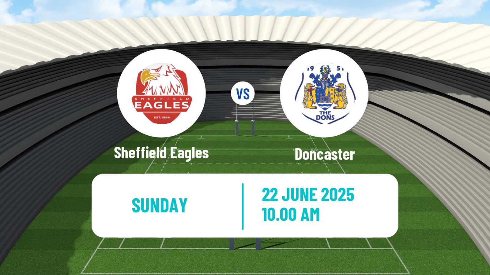 Rugby league English Championship Rugby League Sheffield Eagles - Doncaster