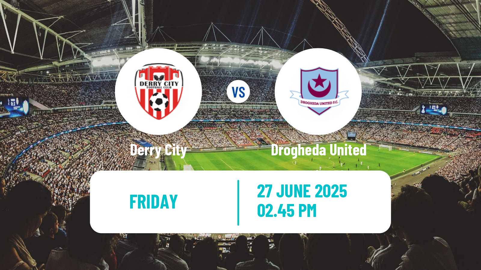 Soccer Irish Premier Division Derry City - Drogheda United