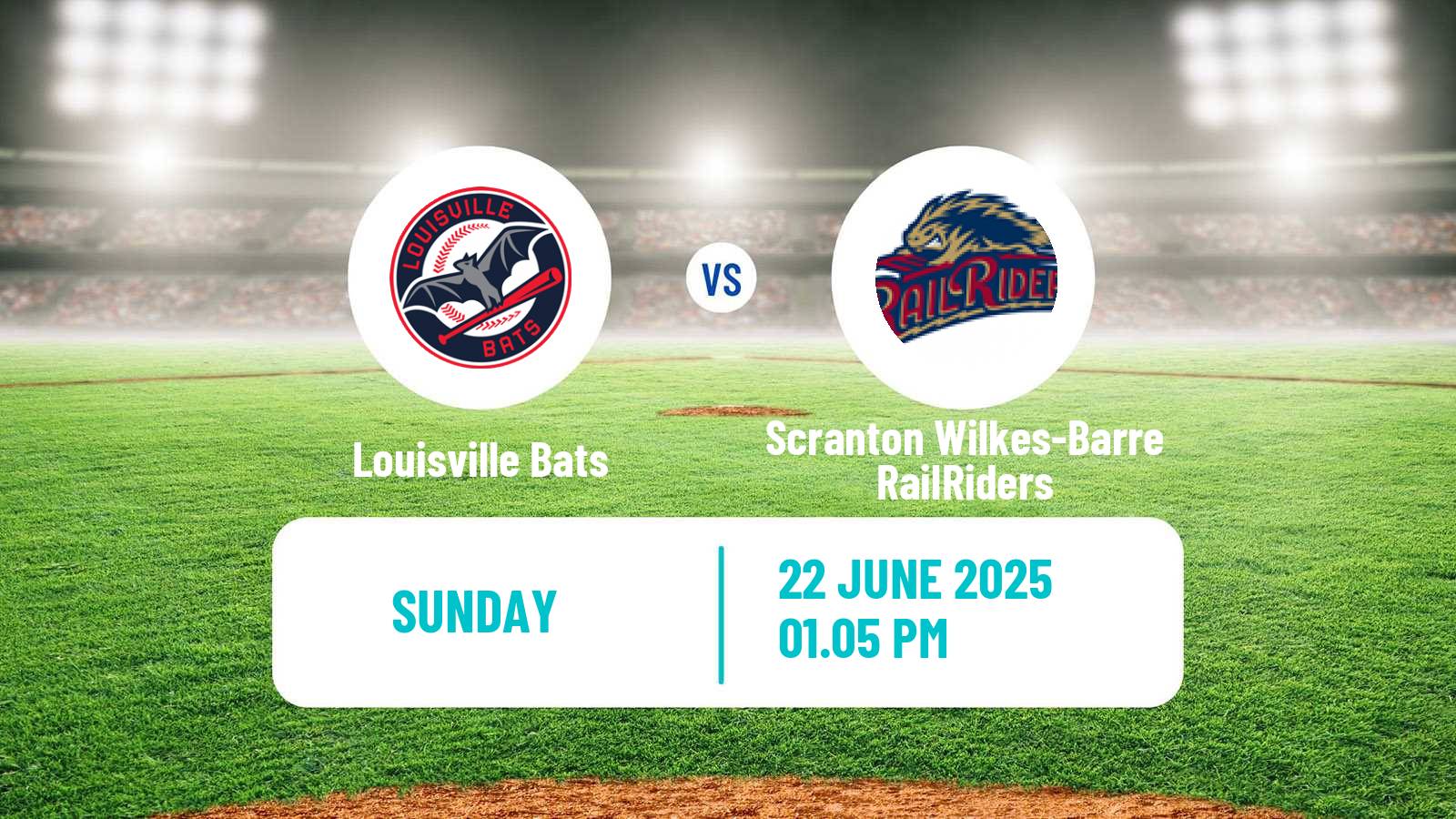 Baseball IL Louisville Bats - Scranton Wilkes-Barre RailRiders