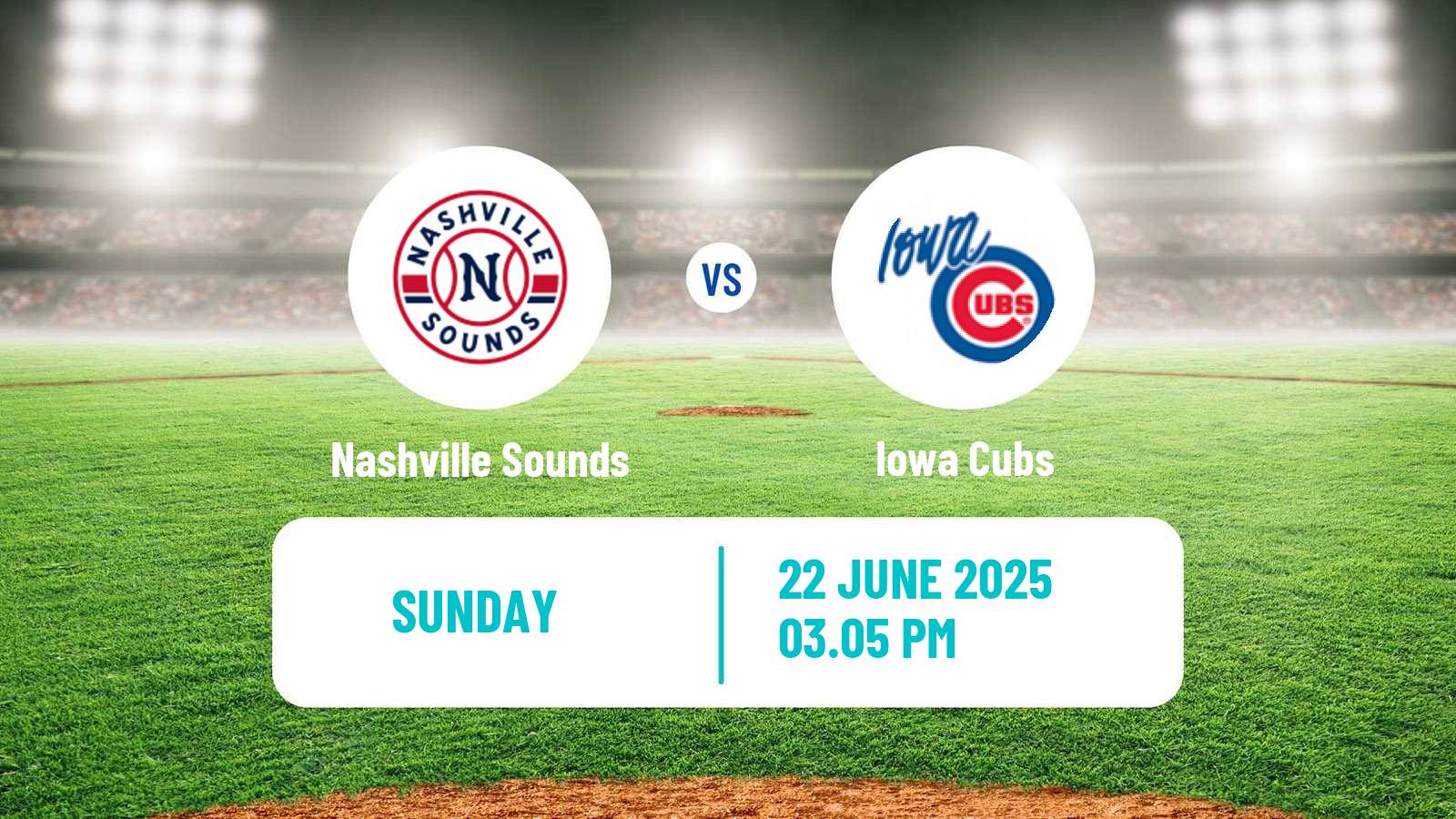 Baseball IL Nashville Sounds - Iowa Cubs