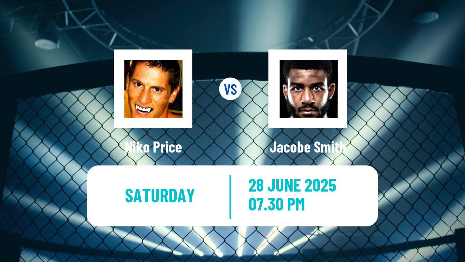 MMA Welterweight UFC Men Niko Price - Jacobe Smith