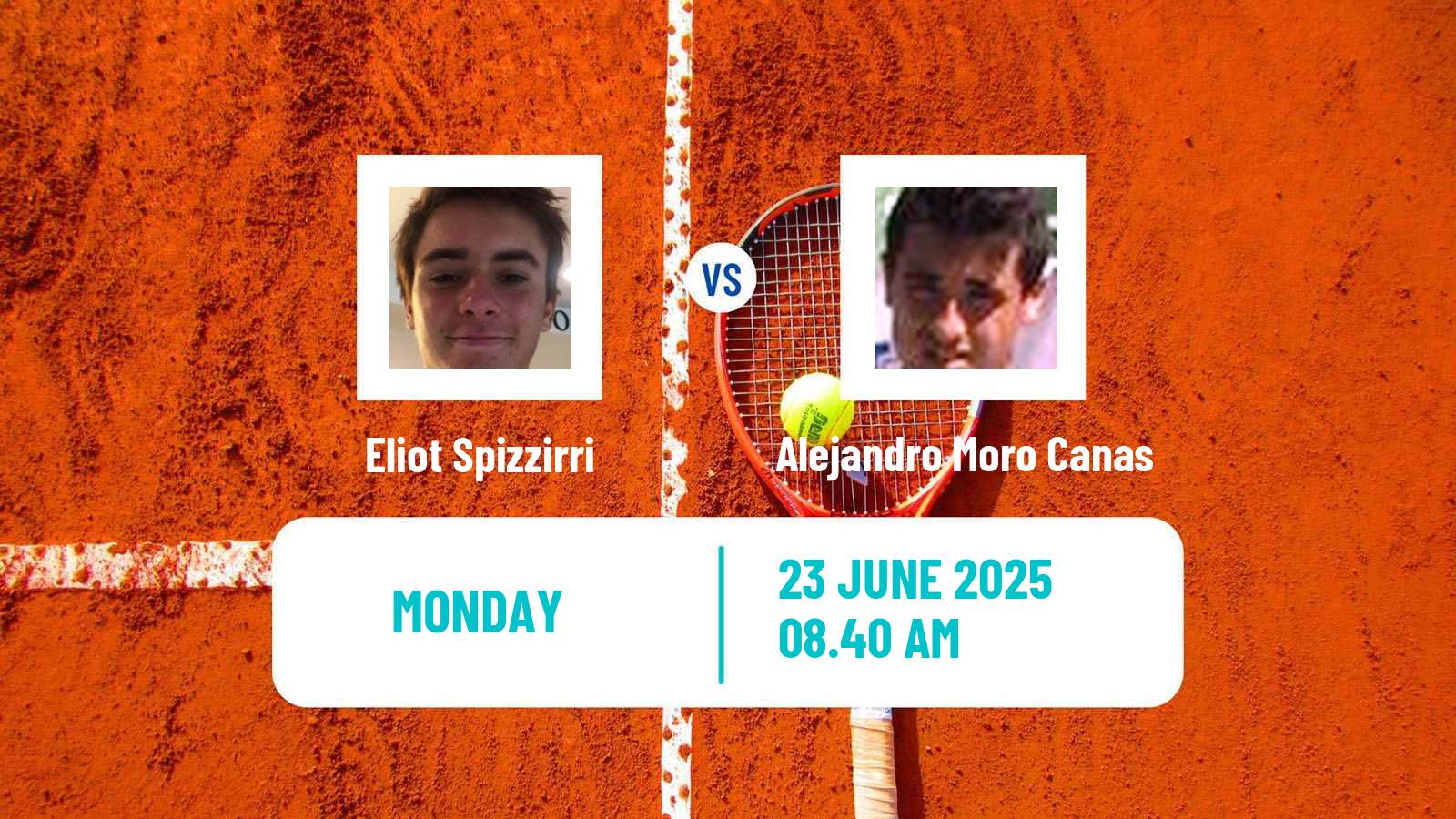 Tennis ATP Wimbledon Eliot Spizzirri - Alejandro Moro Canas