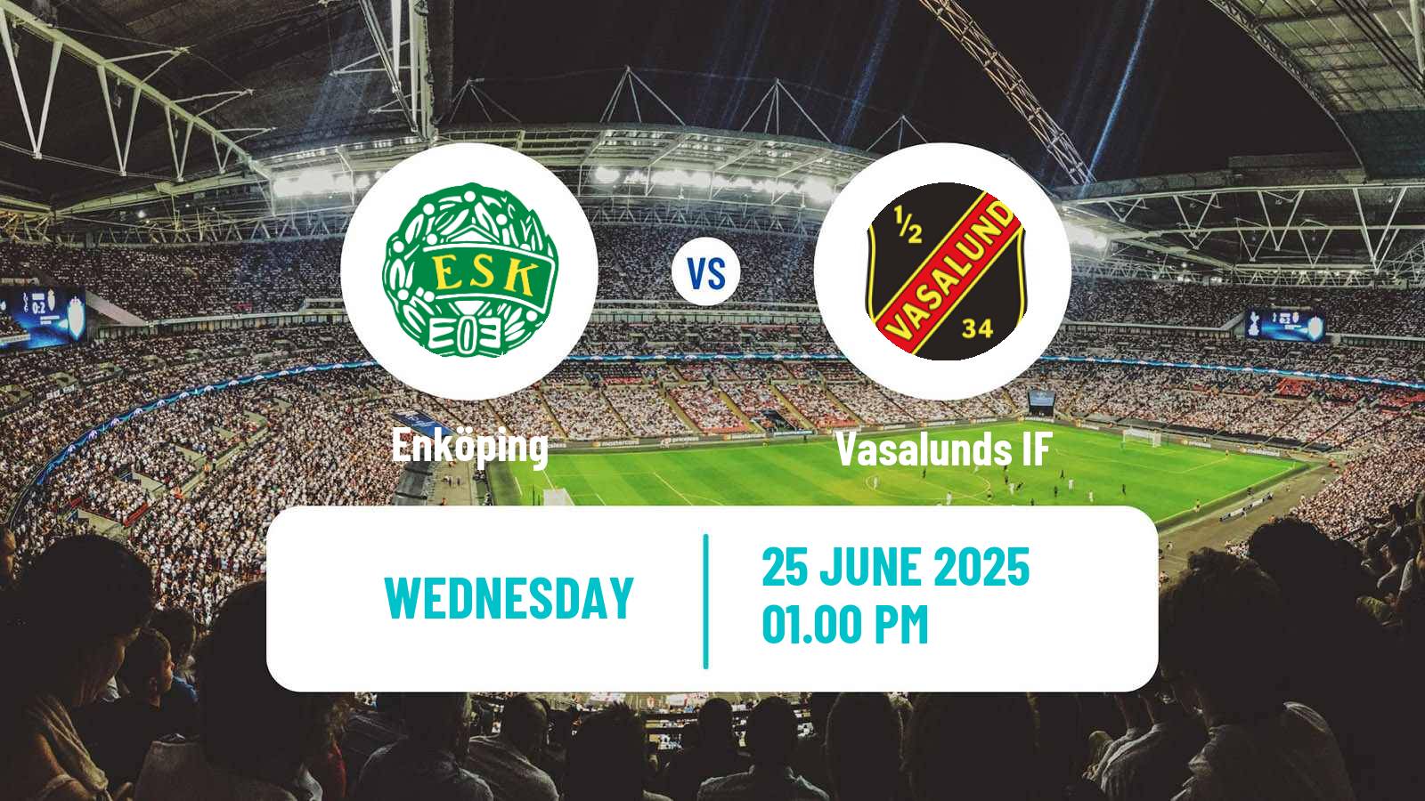 Soccer Swedish Division 1 Norra Enköping - Vasalund