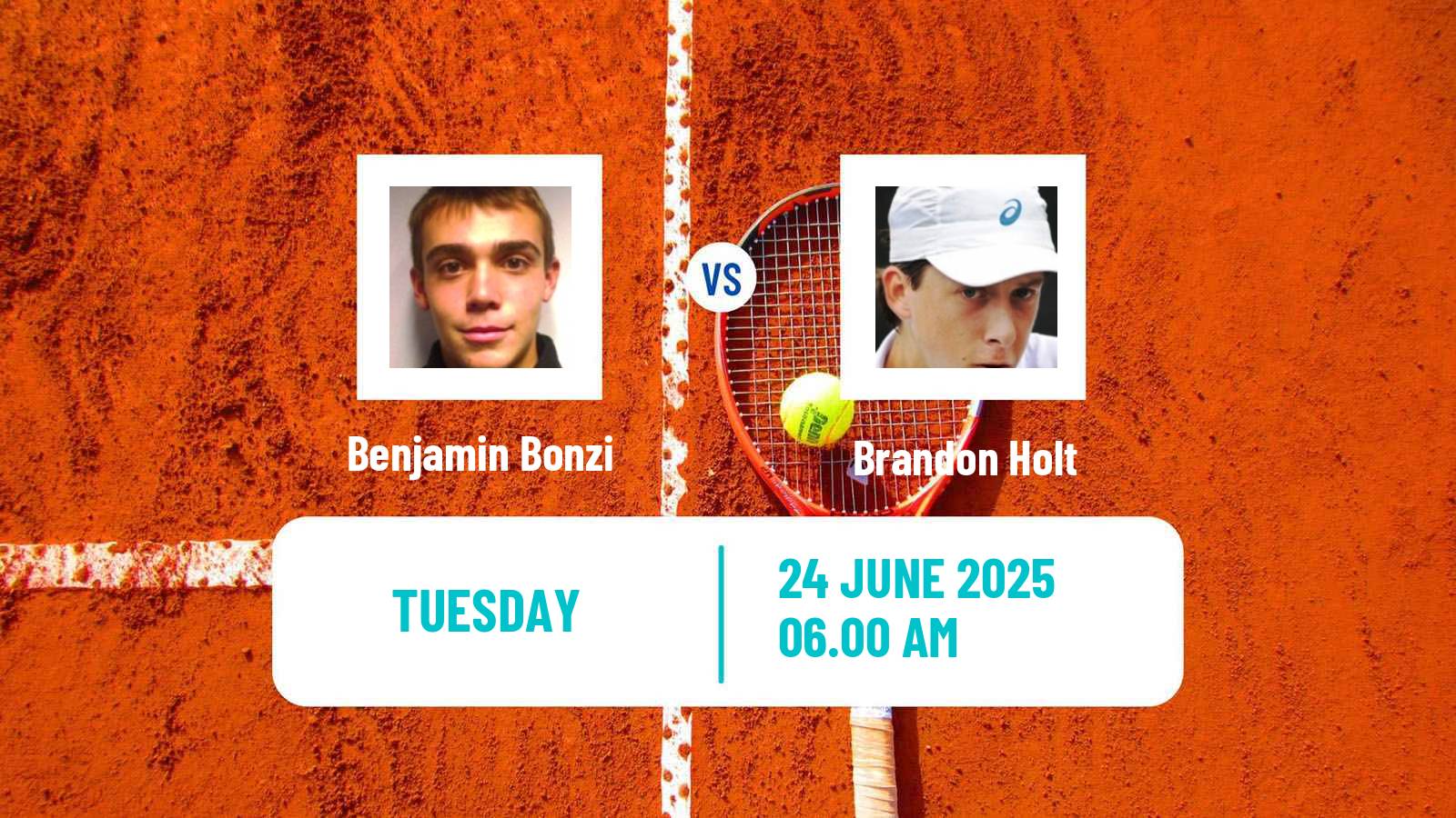 Tennis ATP Mallorca Benjamin Bonzi - Brandon Holt