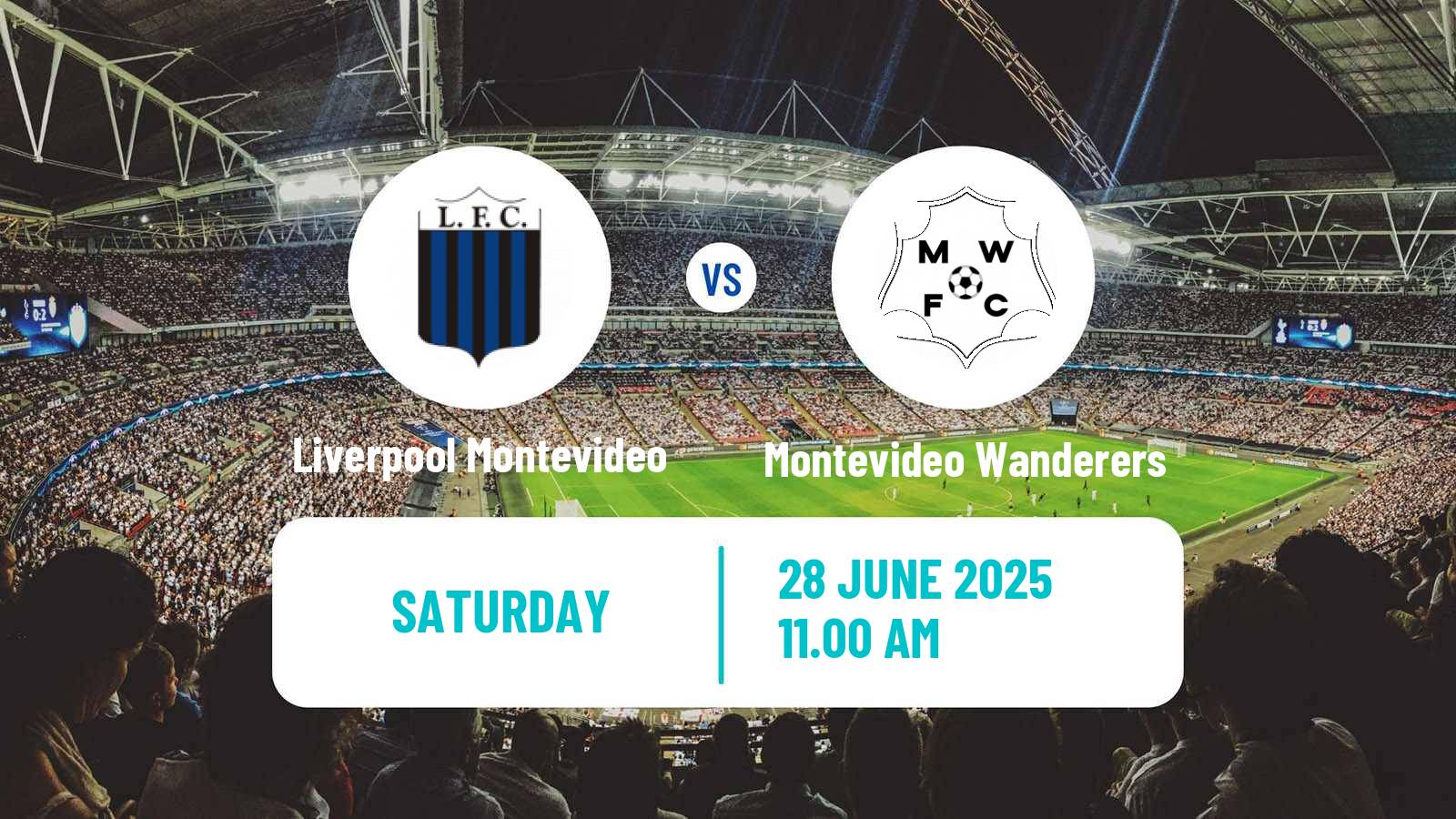 Soccer Uruguayan Primera Division Liverpool Montevideo - Montevideo Wanderers