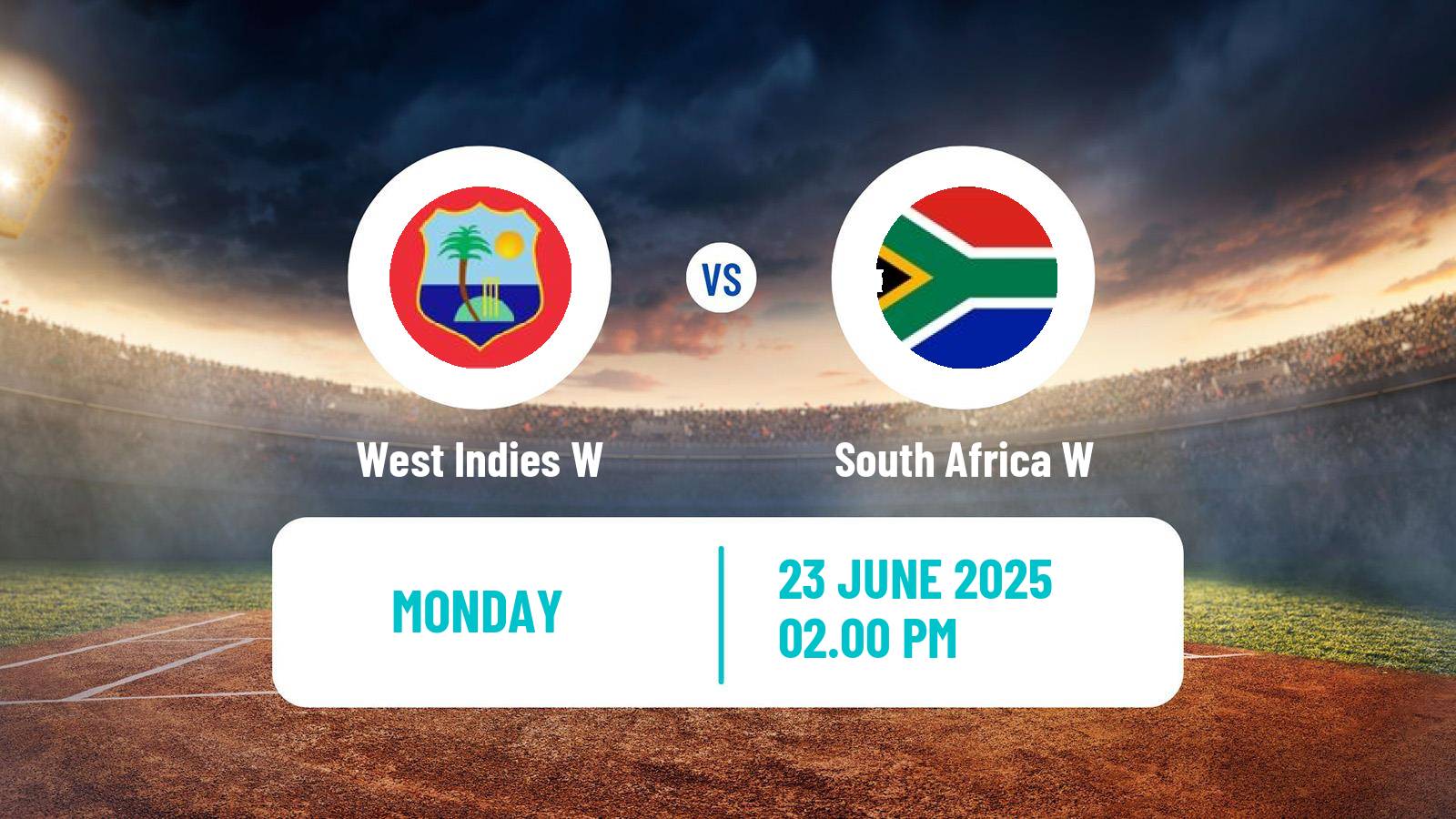 Cricket Twenty20 International Women West Indies W - South Africa W