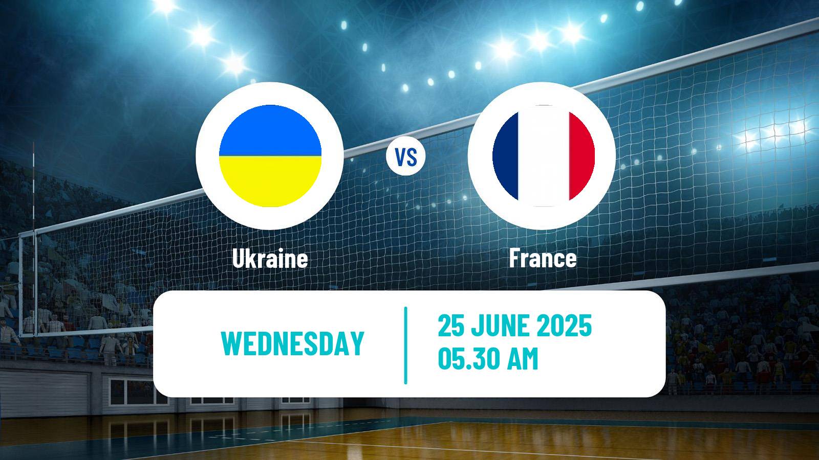 Volleyball Nations League Volleyball Ukraine - France