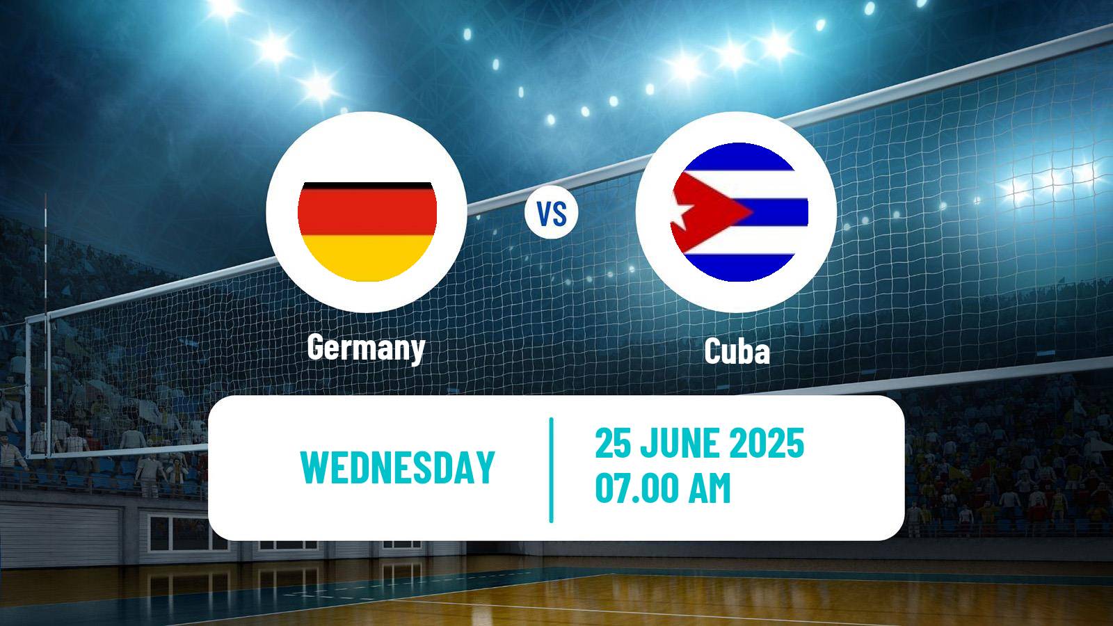 Volleyball Nations League Volleyball Germany - Cuba