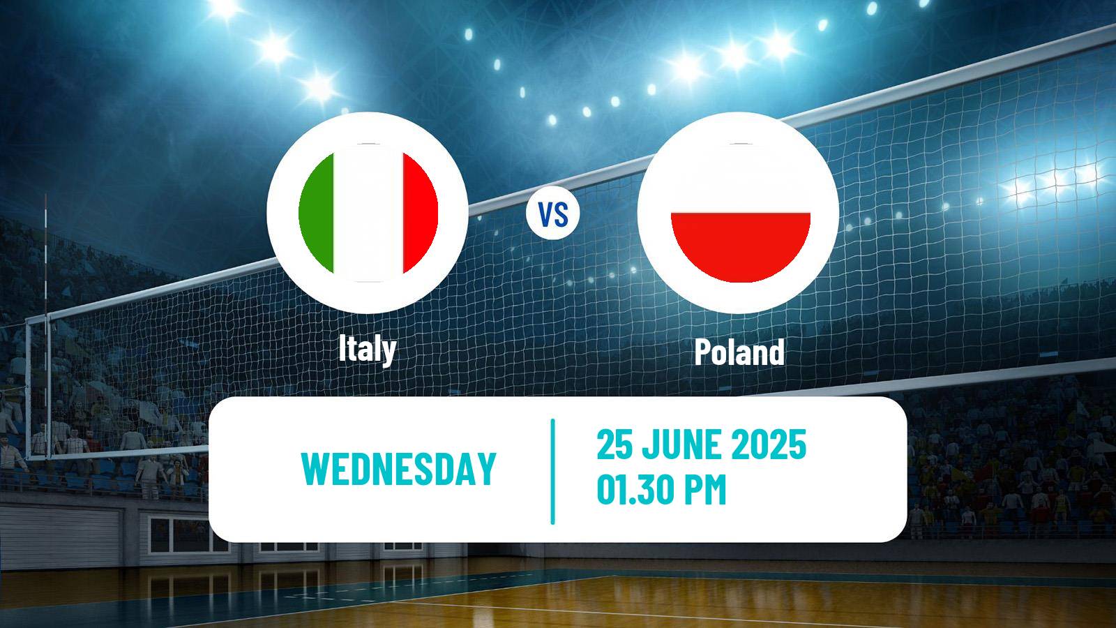 Volleyball Nations League Volleyball Italy - Poland