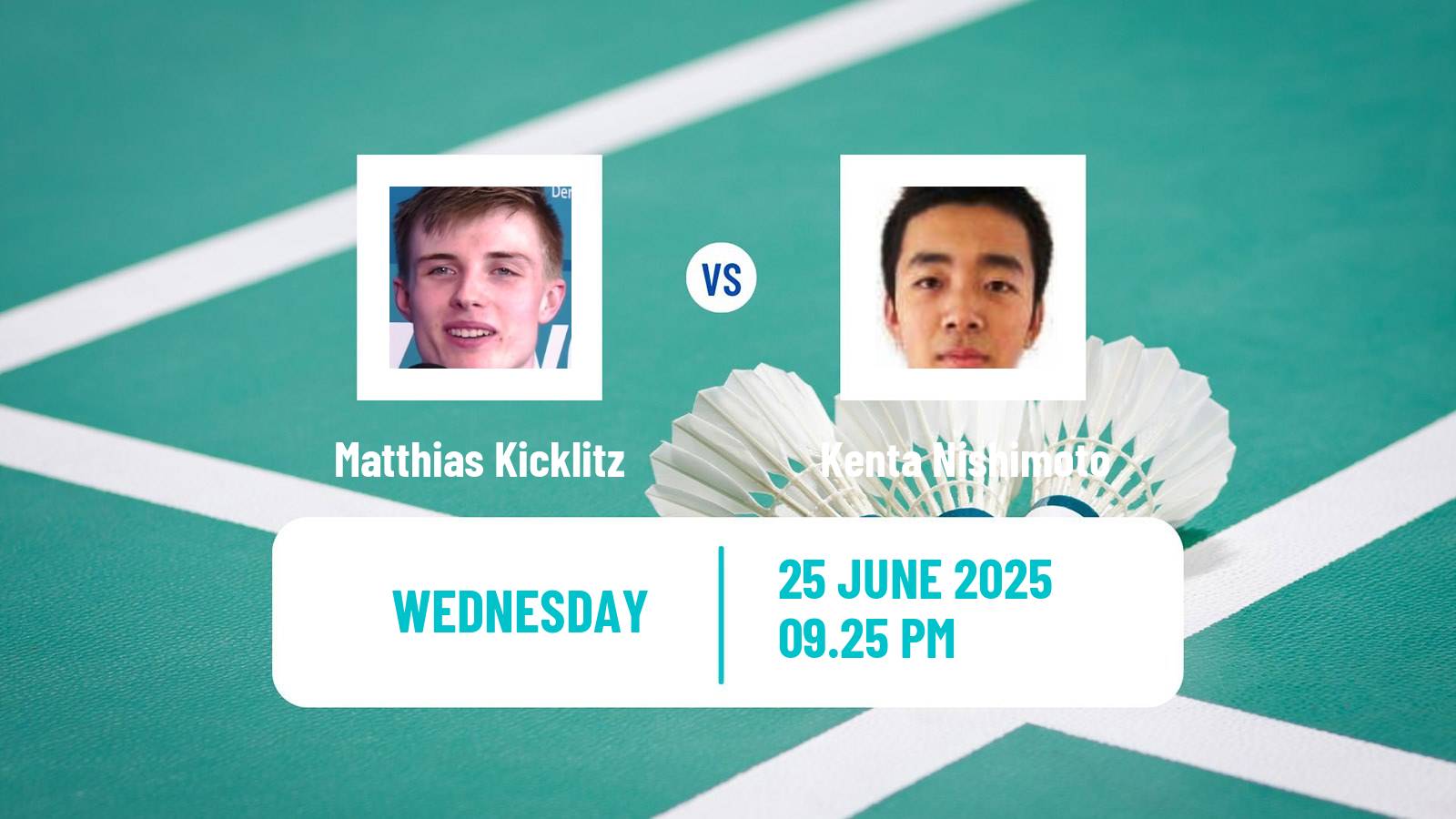 Badminton BWF World Tour Us Open Men Matthias Kicklitz - Kenta Nishimoto