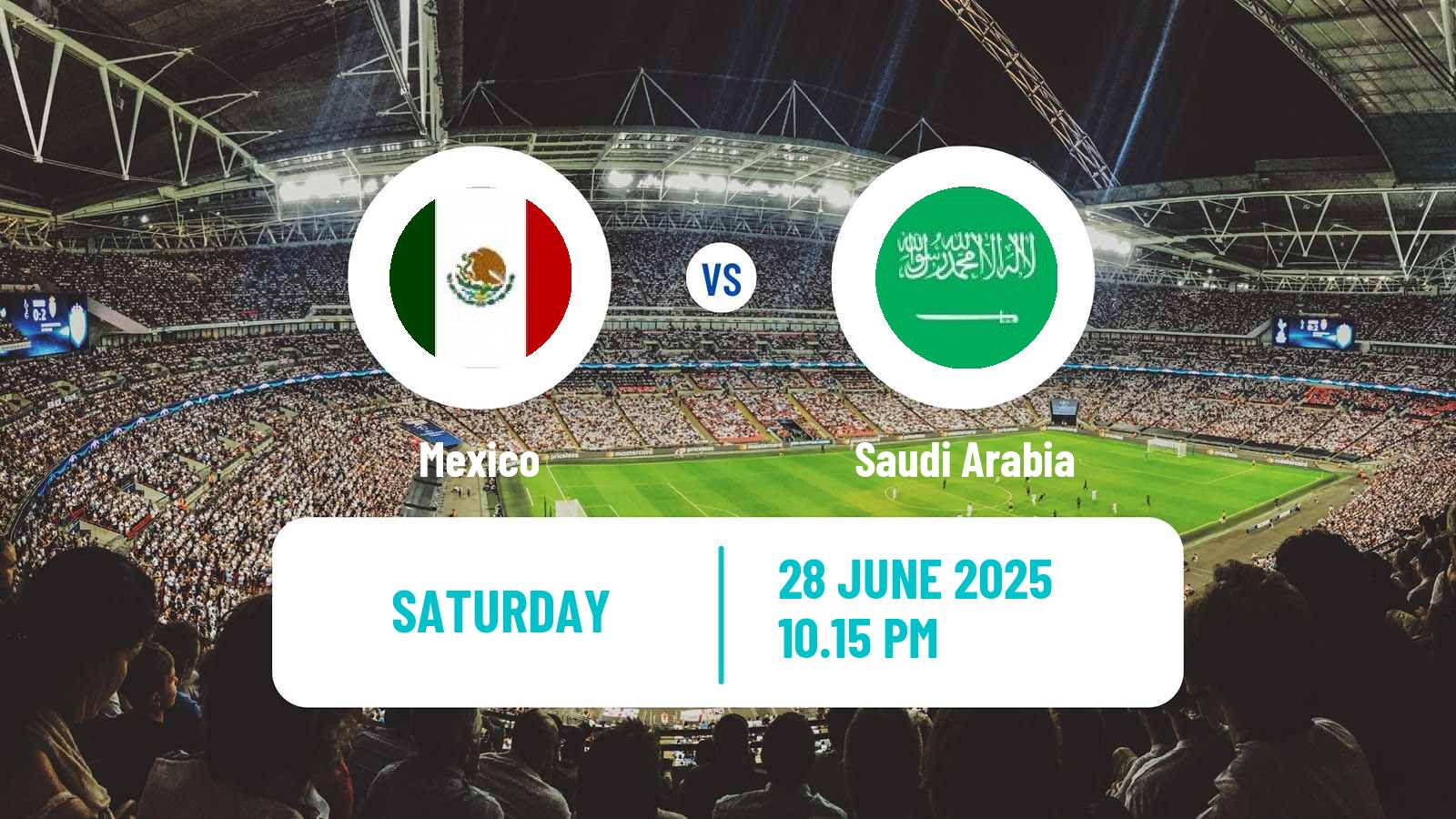 Soccer Gold Cup Mexico - Saudi Arabia
