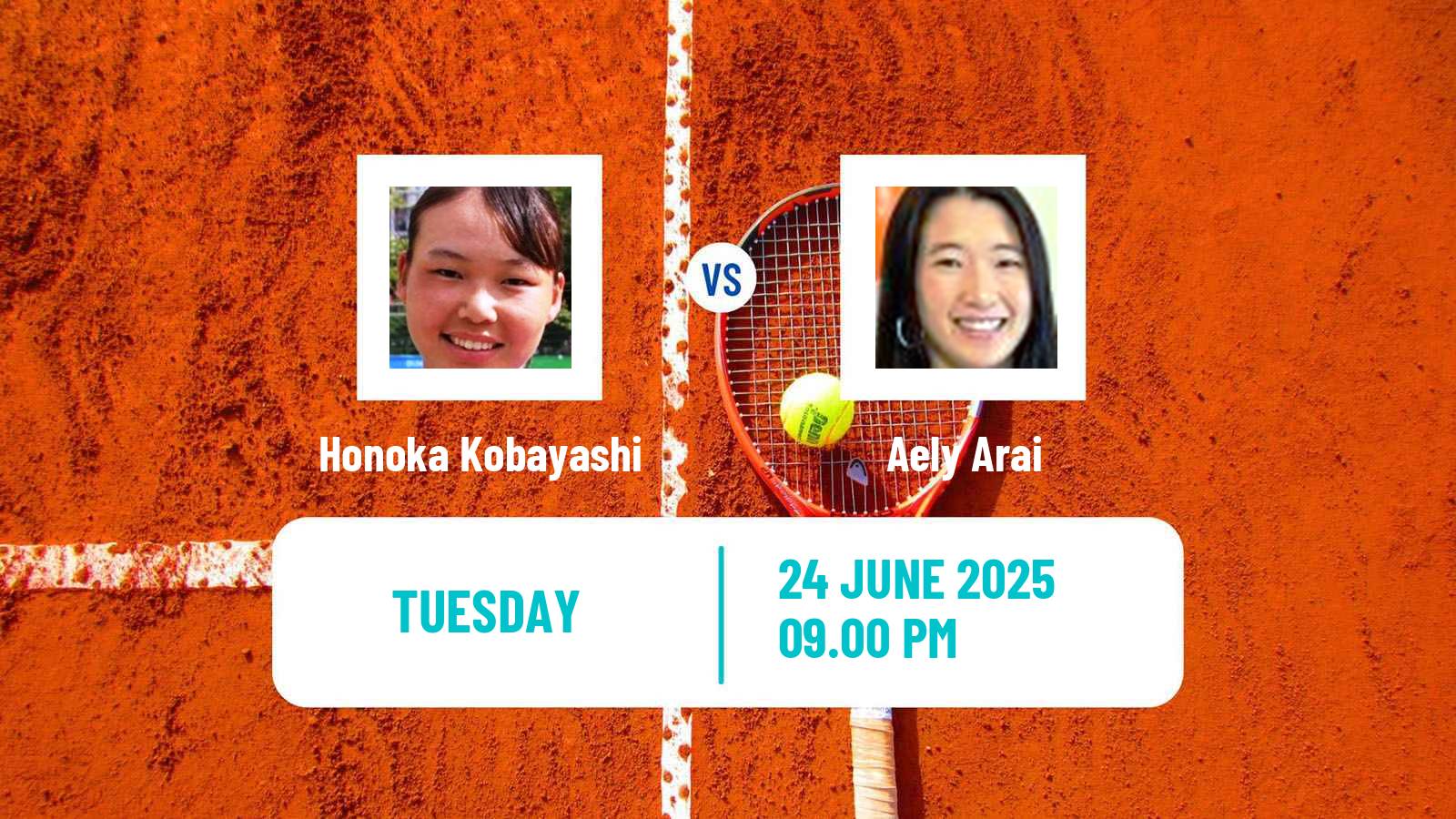 Tennis ITF W15 Sapporo 2 Women Honoka Kobayashi - Aely Arai