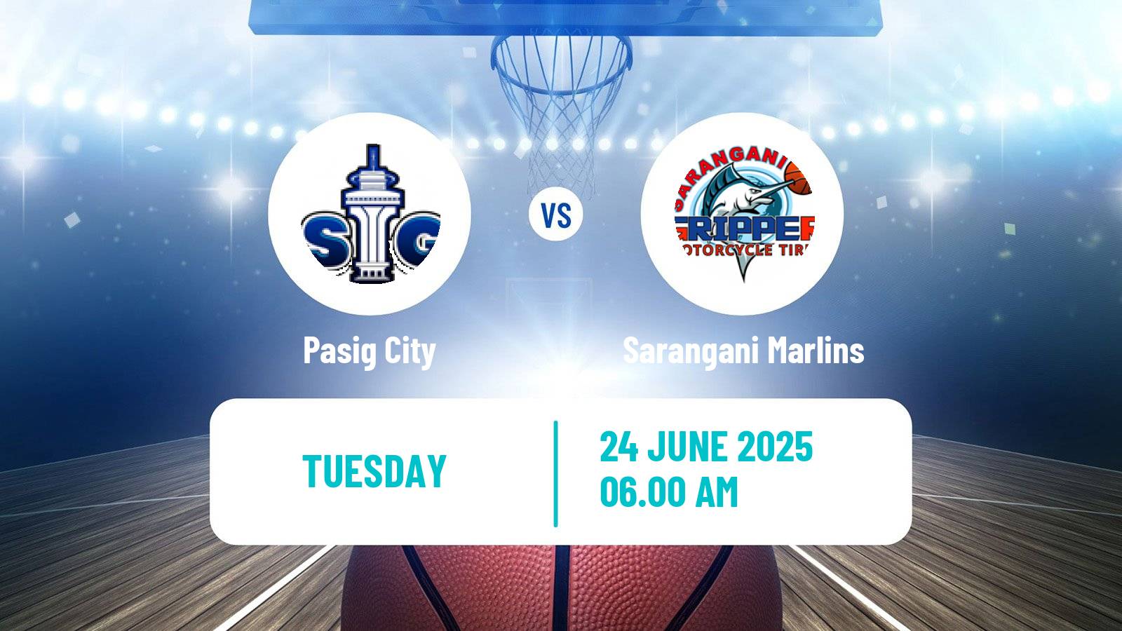 Basketball Philippines MBPL  Pasig City - Sarangani Marlins