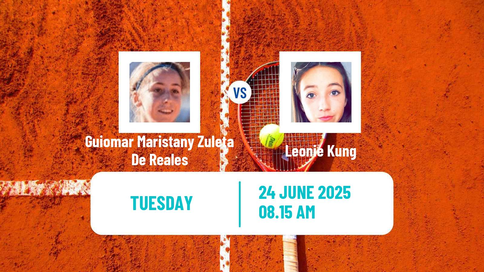 Tennis WTA Wimbledon Guiomar Maristany Zuleta De Reales - Leonie Kung