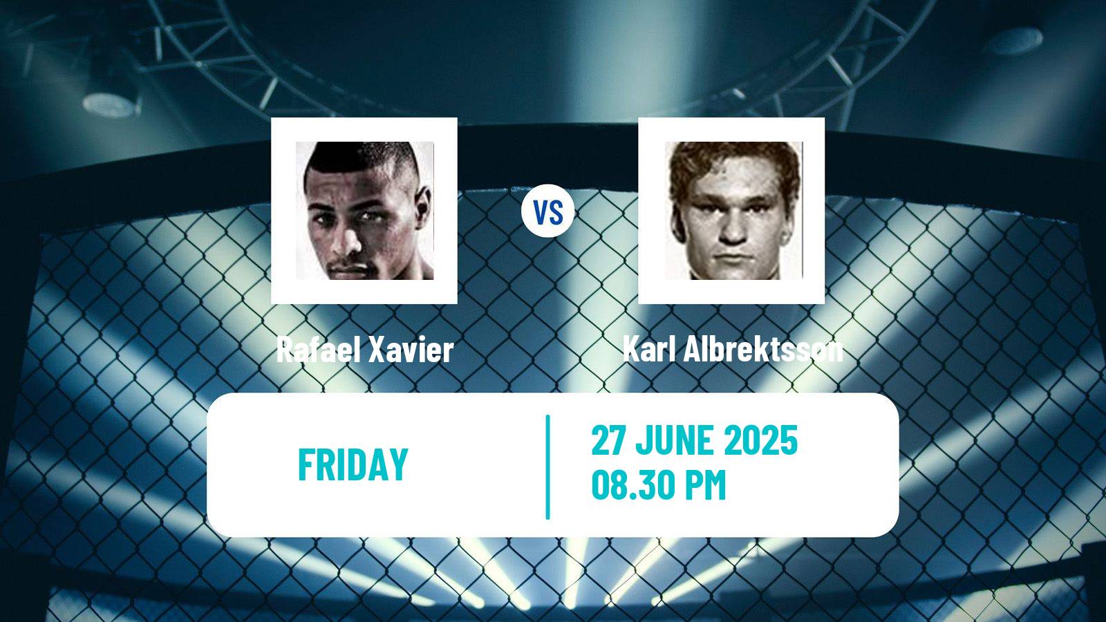 MMA Light Heavyweight Pfl Men Rafael Xavier - Karl Albrektsson