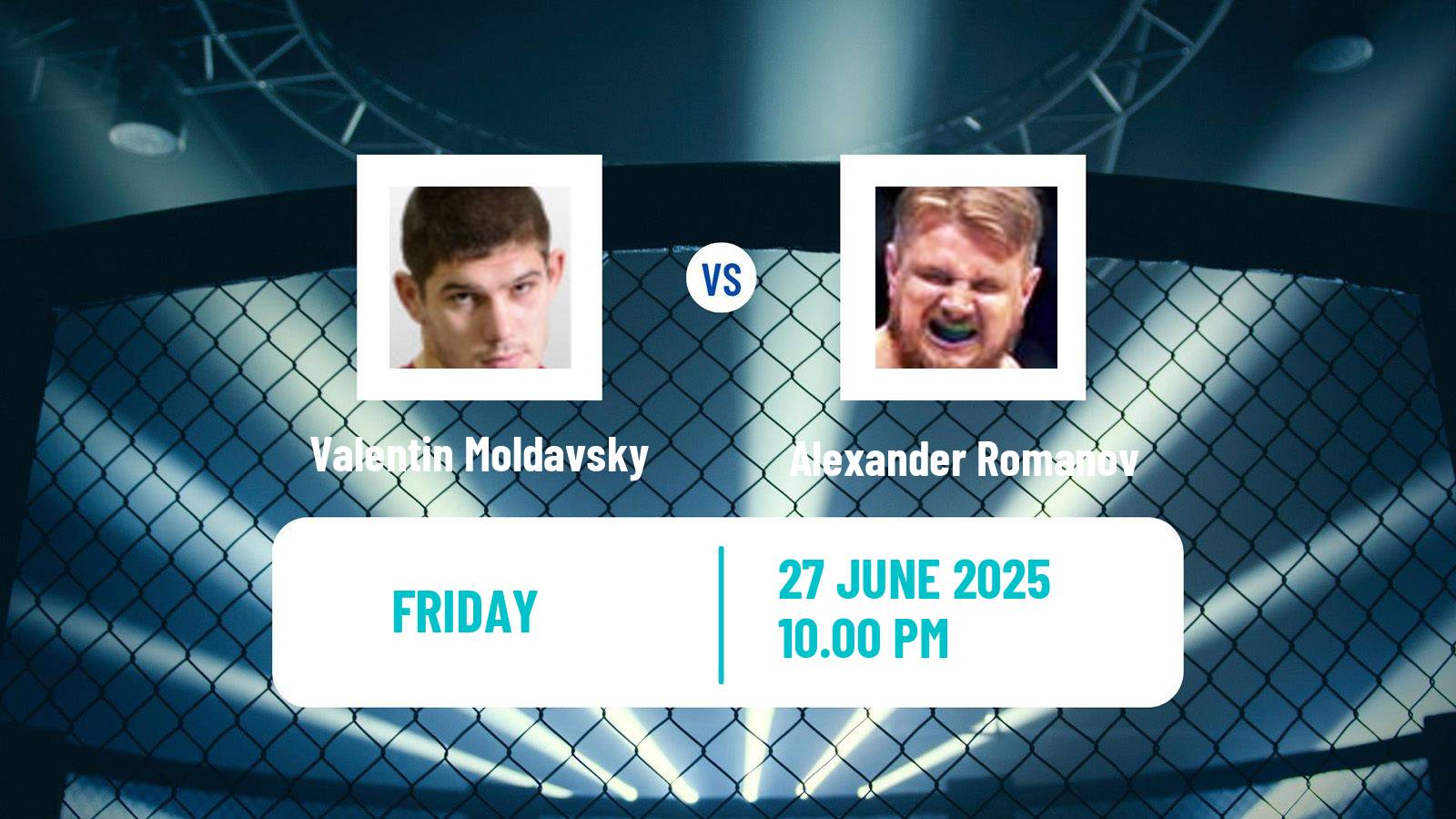 MMA Heavyweight Pfl Tournament Men Valentin Moldavsky - Alexander Romanov