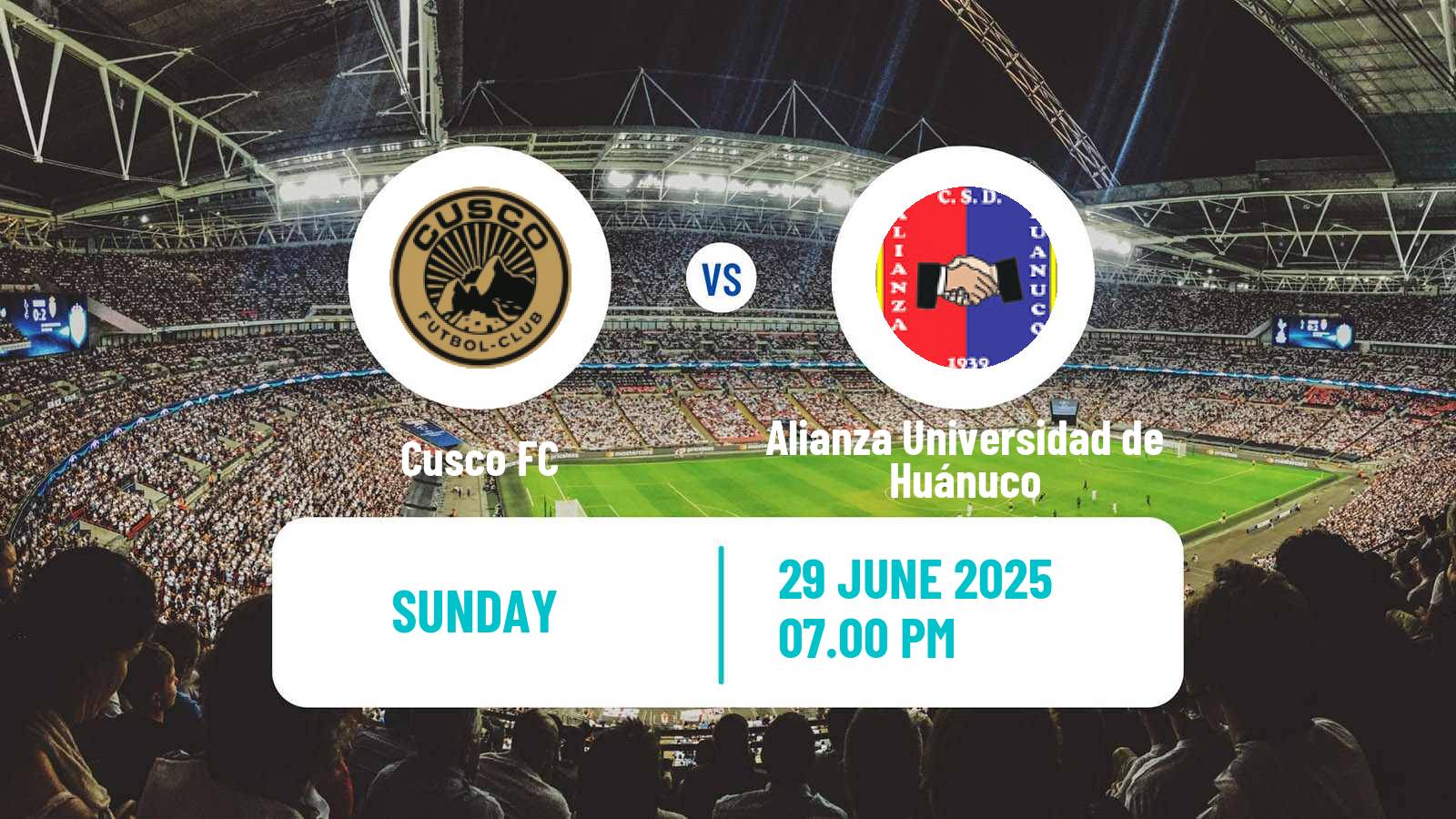 Football Peruvian Liga 1 Cusco - Alianza Universidad de Huánuco