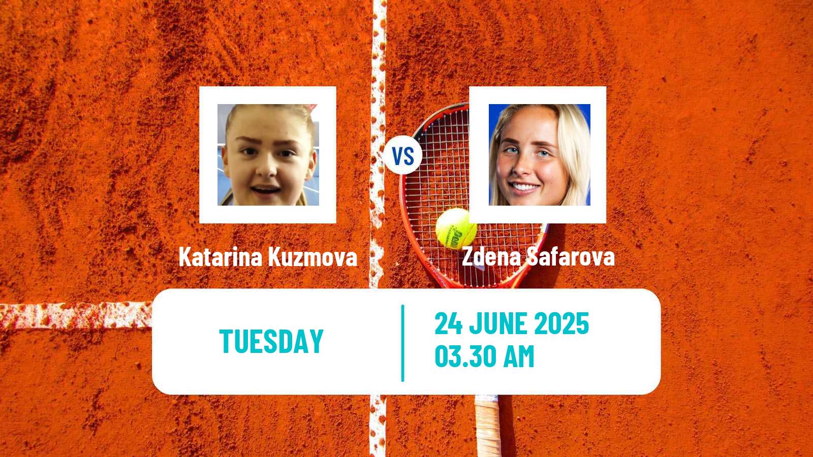 Tennis ITF W15 Kayseri 5 Women Katarina Kuzmova - Zdena Safarova