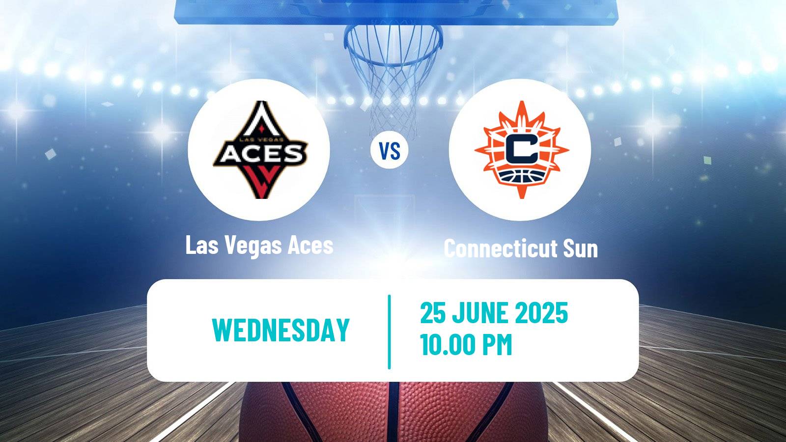 Basketball WNBA Las Vegas Aces - Connecticut Sun