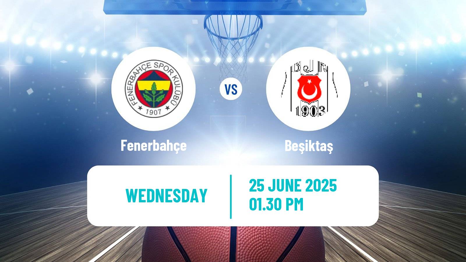 Basketball Turkish Basketball Super Ligi Fenerbahçe - Beşiktaş