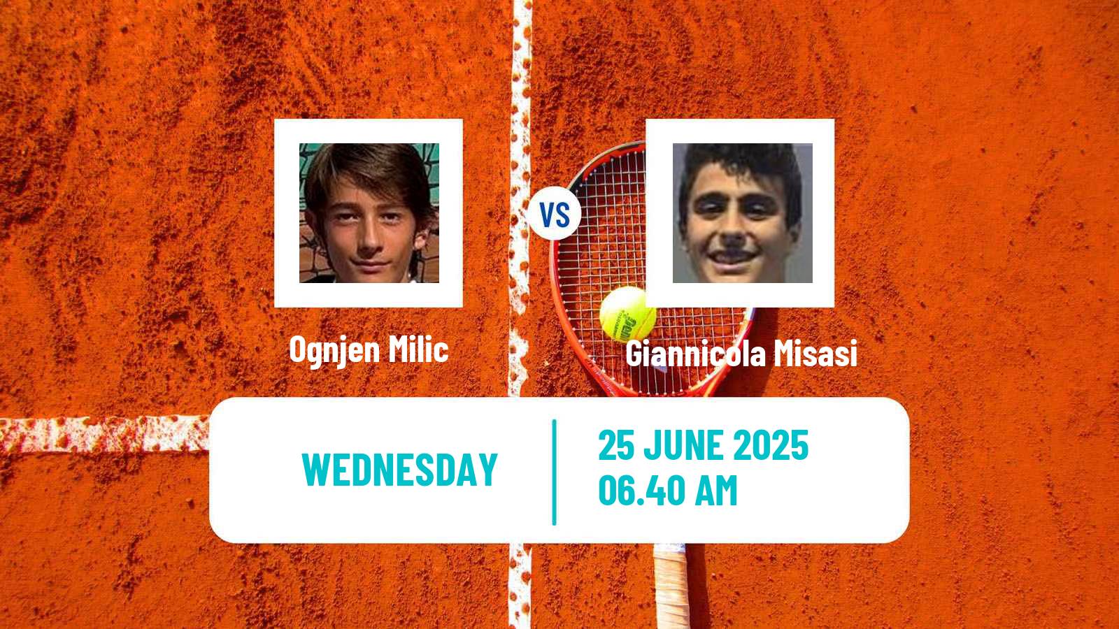 Tennis ITF M15 Kursumlijska Banja 8 Men Ognjen Milic - Giannicola Misasi