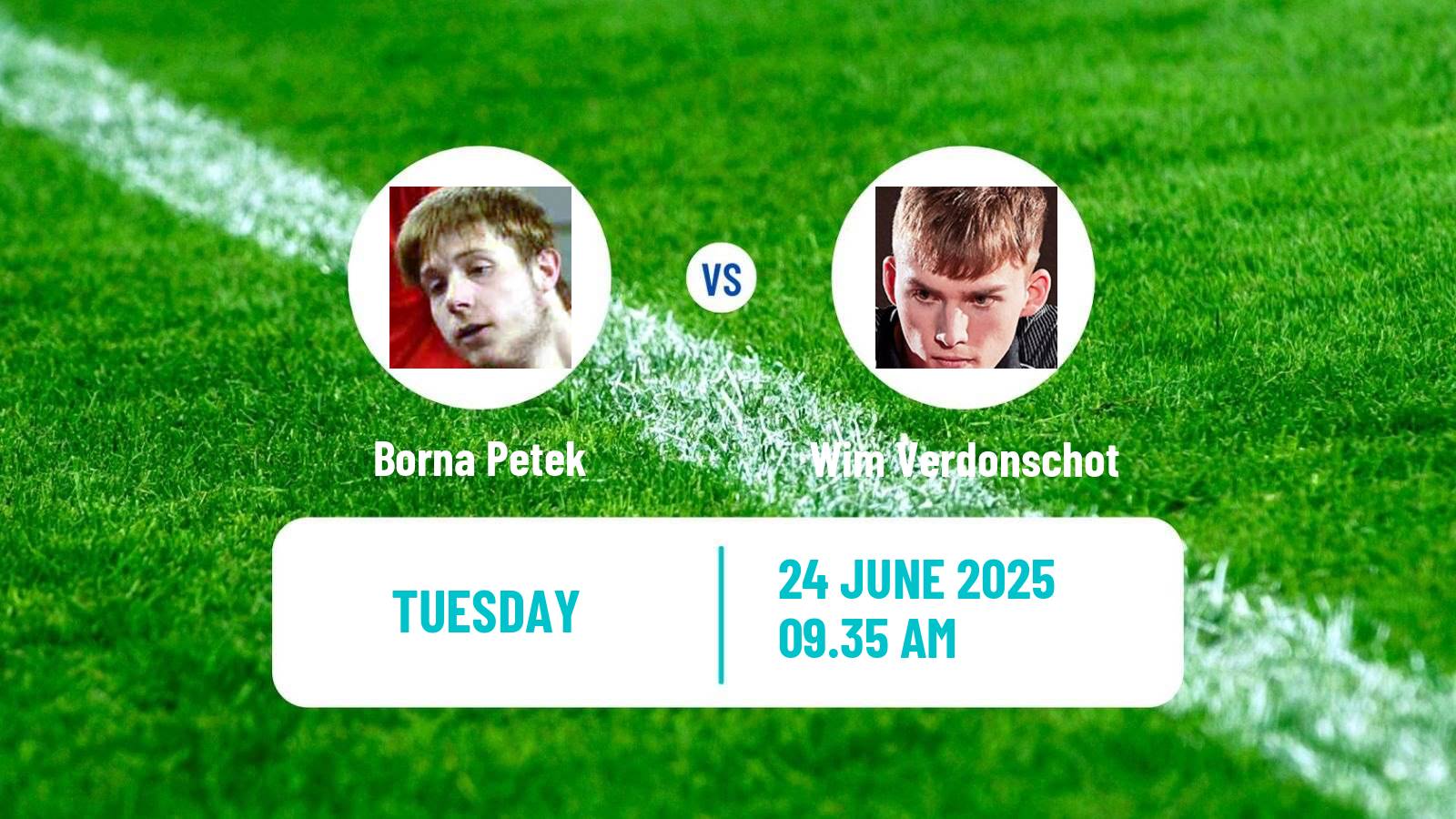 Table tennis Wtt Contender Zagreb Men Borna Petek - Wim Verdonschot