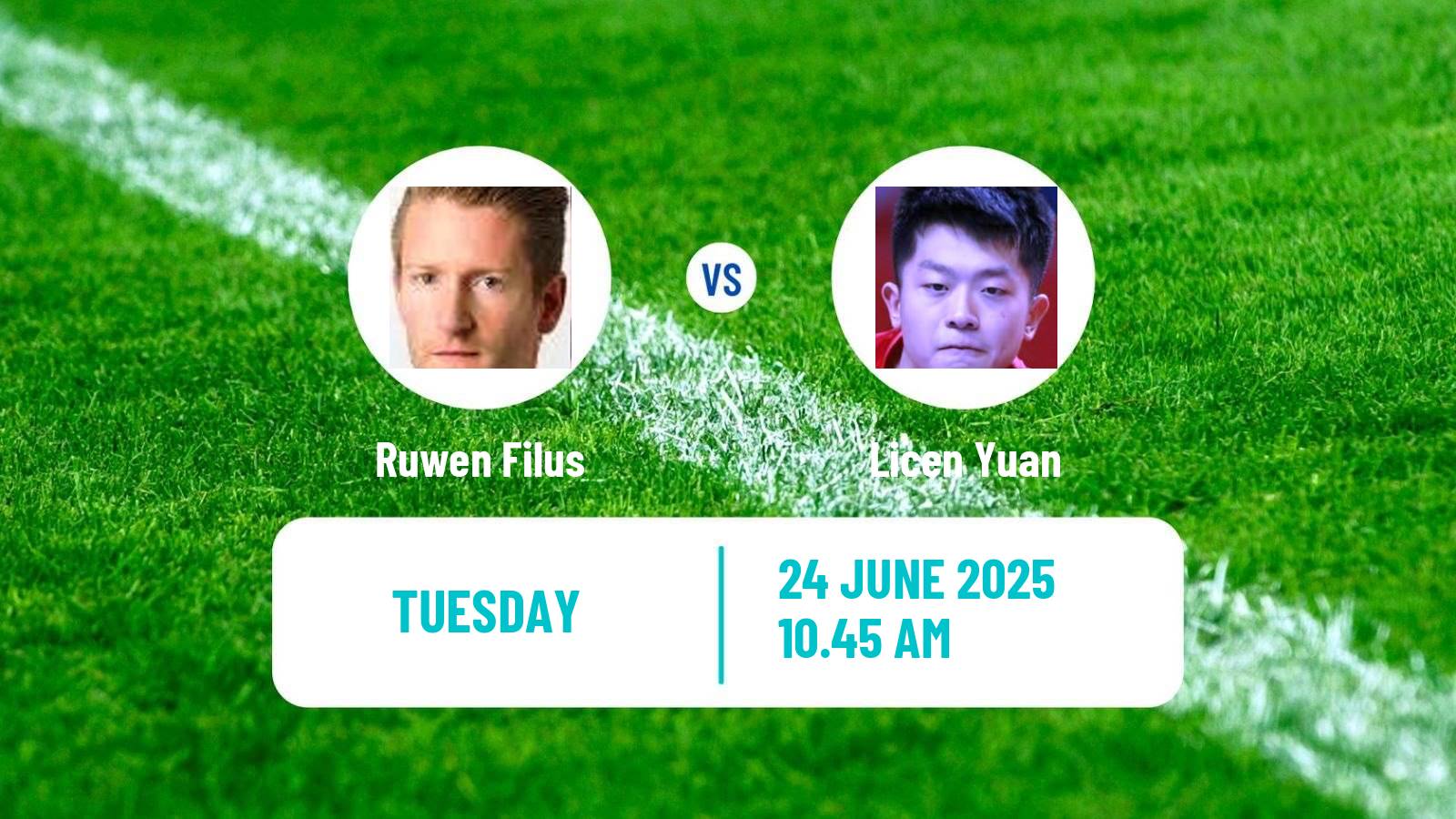 Table tennis Wtt Contender Zagreb Men Ruwen Filus - Licen Yuan