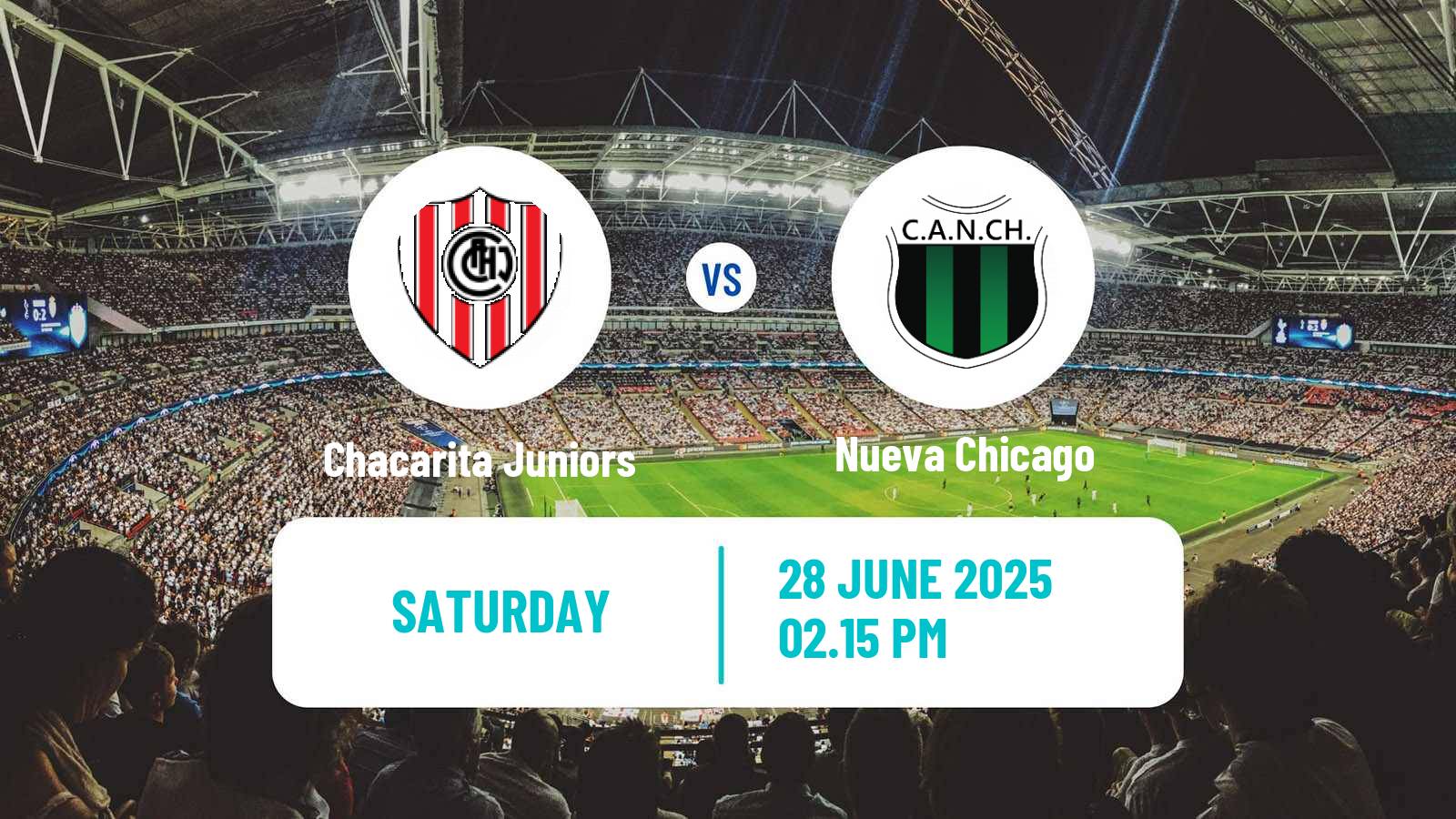 Soccer Argentinian Primera Nacional Chacarita Juniors - Nueva Chicago