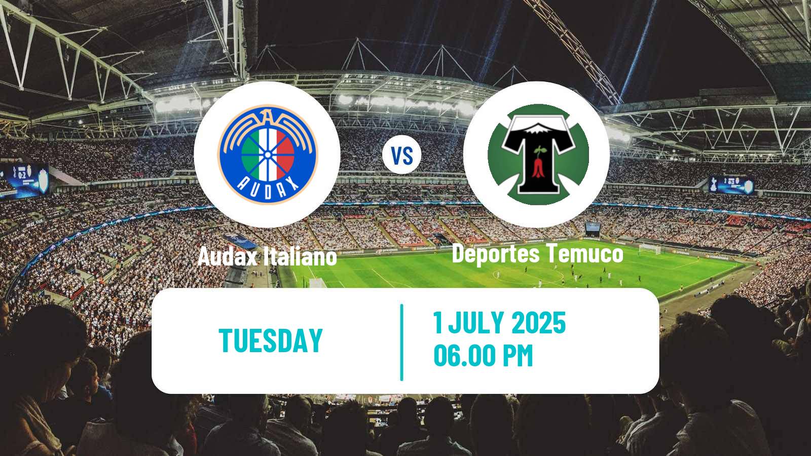 Soccer Chilean Cup Audax Italiano - Deportes Temuco