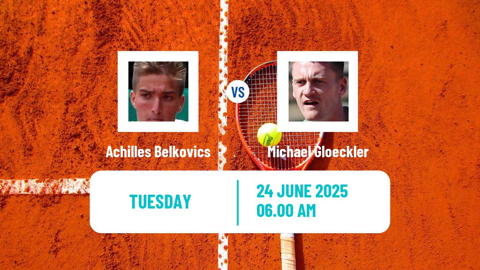 Tennis ITF M15 Zagreb Men Achilles Belkovics - Michael Gloeckler
