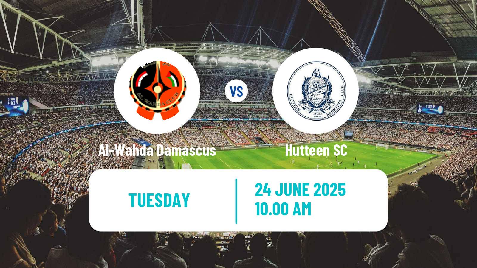Soccer Syrian Premier League Al-Wahda Damascus - Hutteen