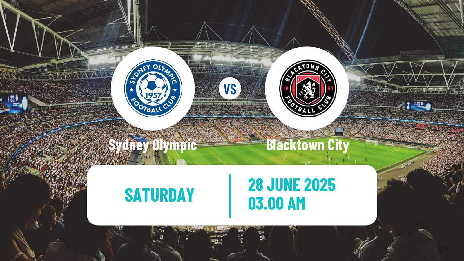 Soccer Australian NPL NSW Sydney Olympic - Blacktown City