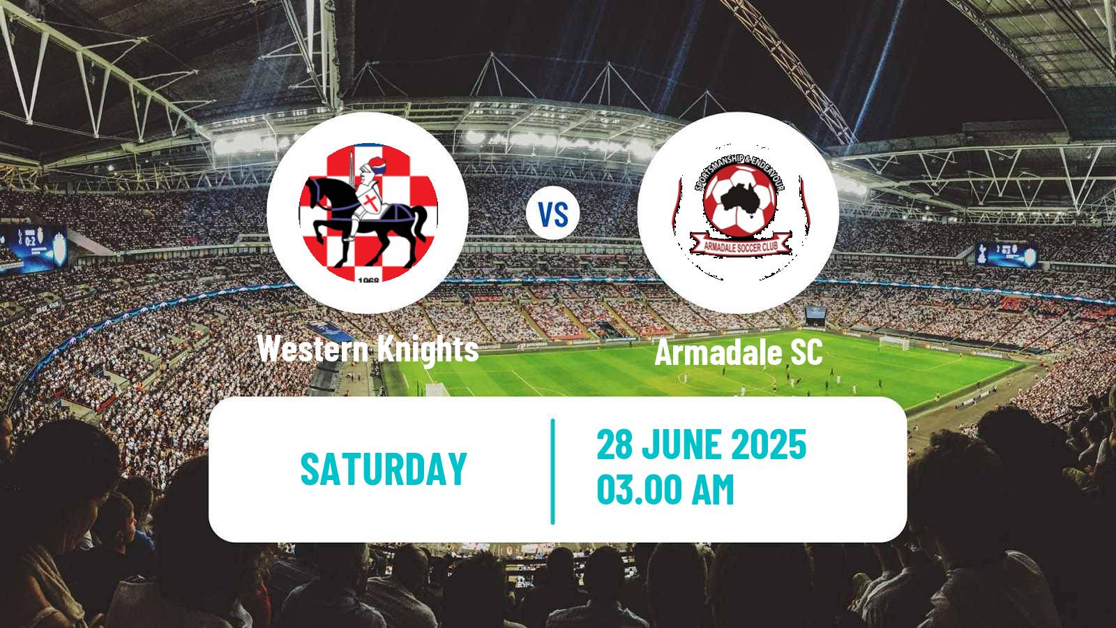 Soccer Australian NPL Western Australia Western Knights - Armadale