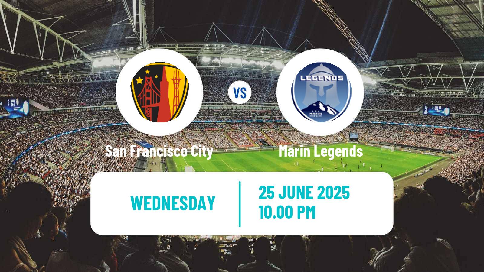 Soccer USL League Two San Francisco City - Marin Legends