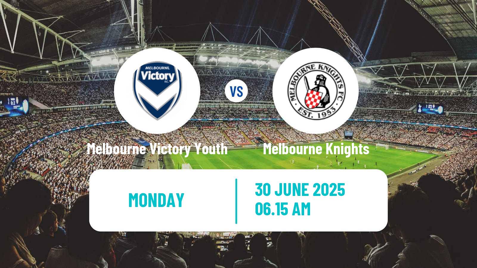 Soccer Australian NPL Victoria Melbourne Victory Youth - Melbourne Knights