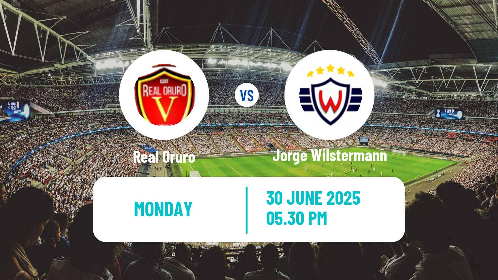 Soccer Bolivian Division Profesional Real Oruro - Jorge Wilstermann