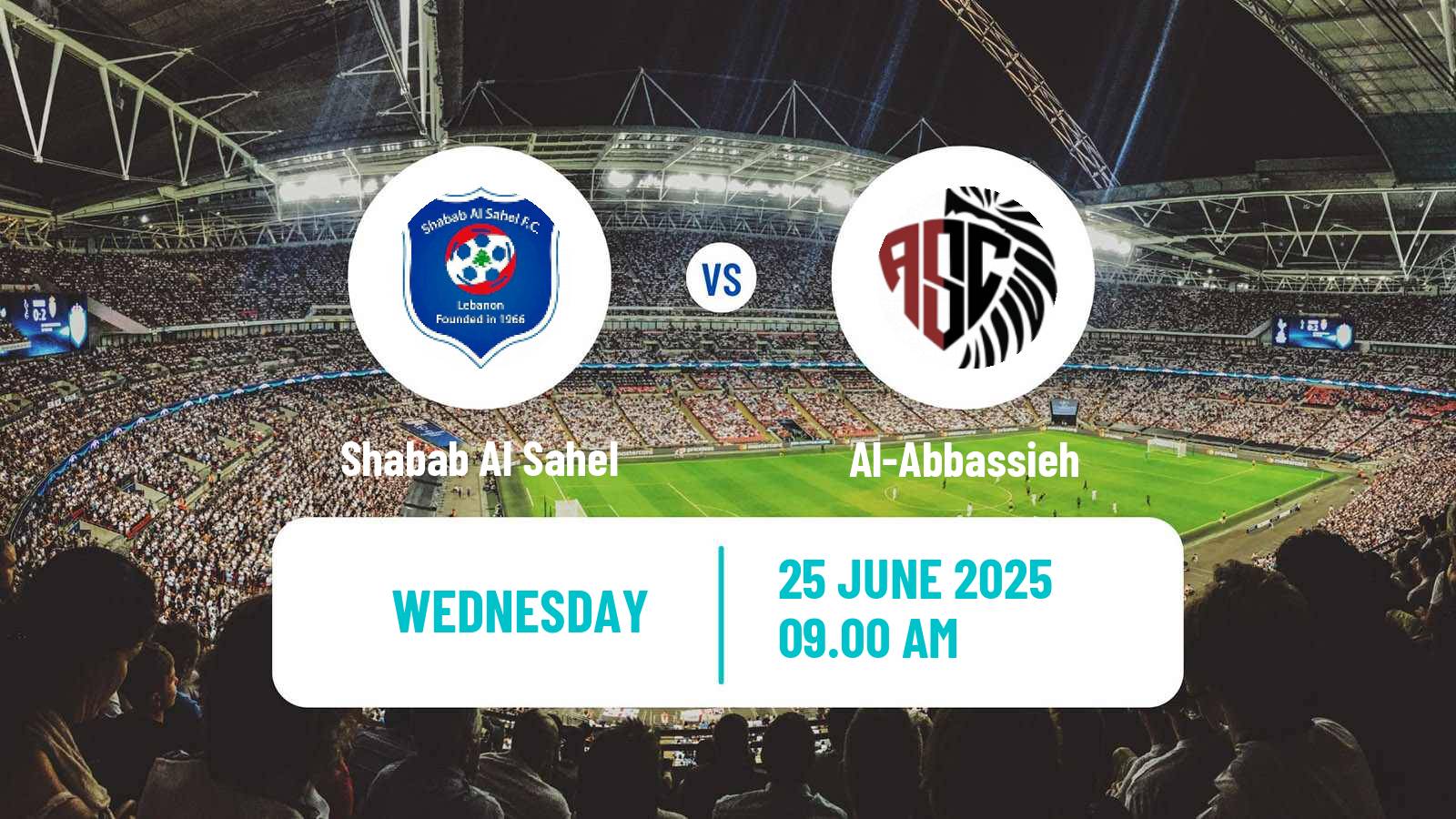 Soccer Lebanese Premier League Shabab Al Sahel - Al-Abbassieh
