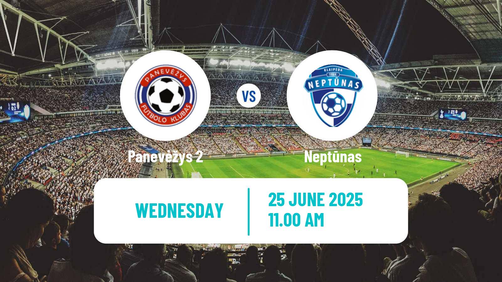 Soccer Lithuanian Division 2 Panevėžys 2 - Neptūnas