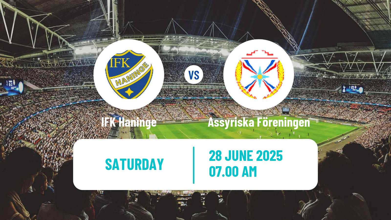 Soccer Swedish Division 1 Norra Haninge - Assyriska Föreningen
