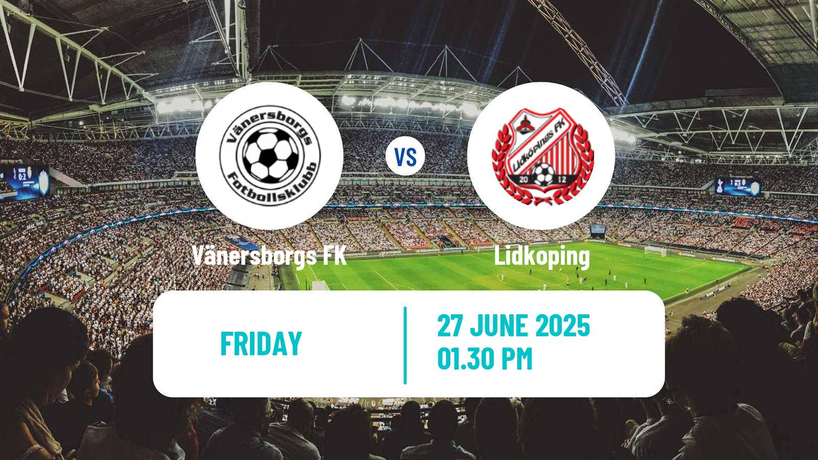 Soccer Swedish Division 2 - Norra Götaland Vänersborgs FK - Lidkoping