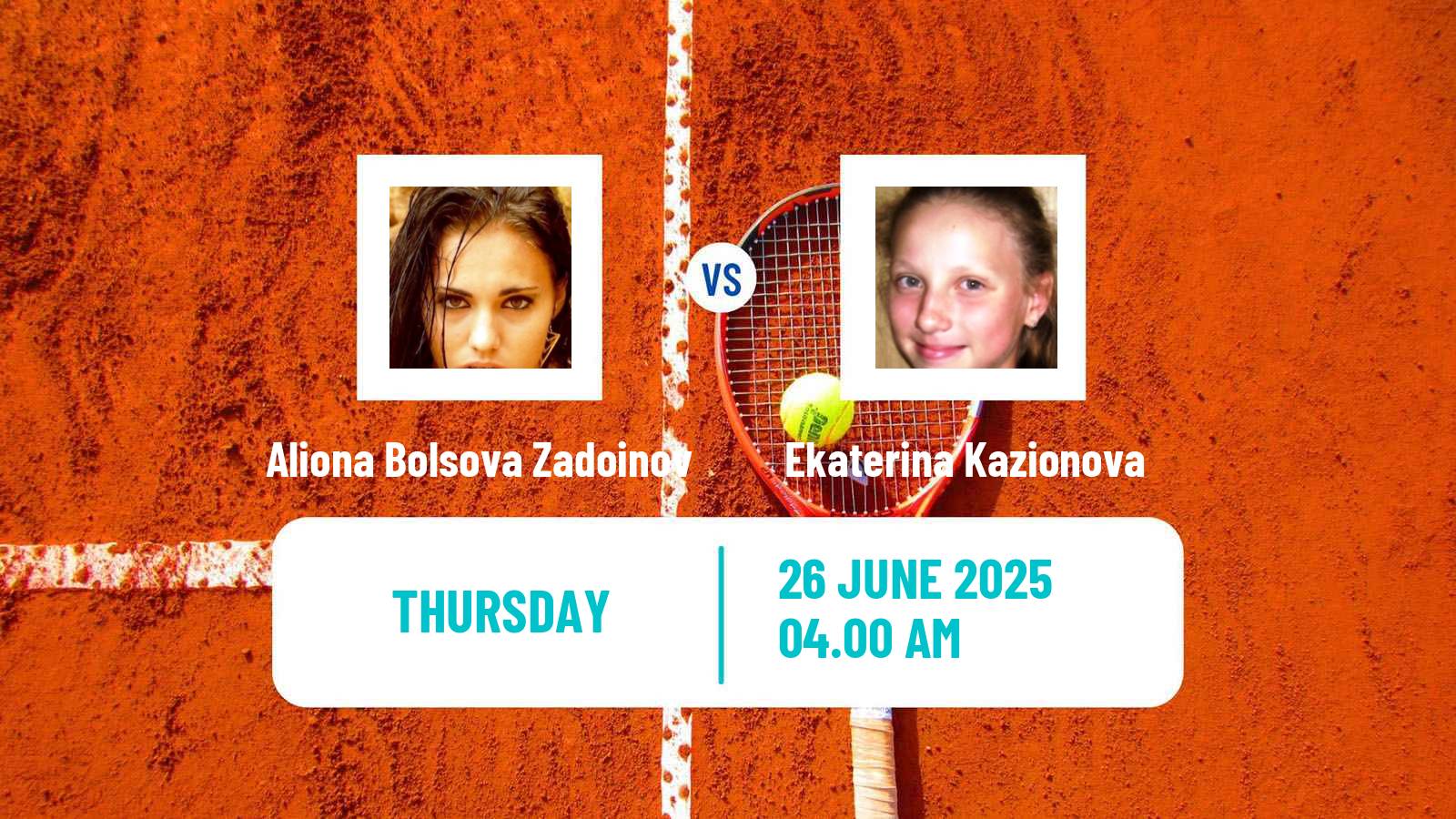 Tennis ITF W35 Perigueux Women Aliona Bolsova Zadoinov - Ekaterina Kazionova