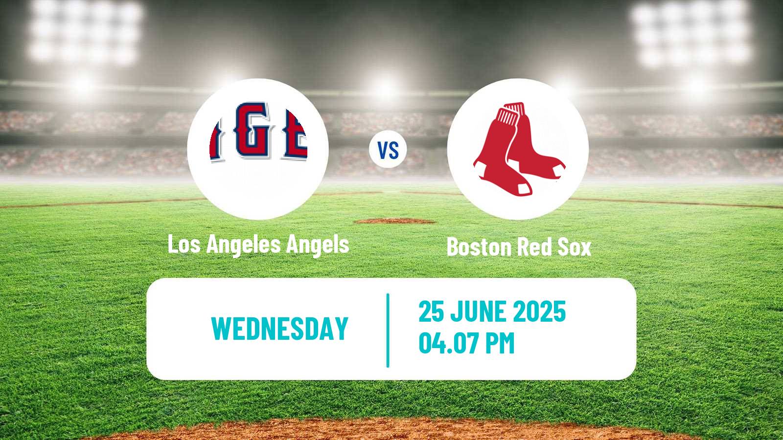 Baseball MLB Los Angeles Angels - Boston Red Sox
