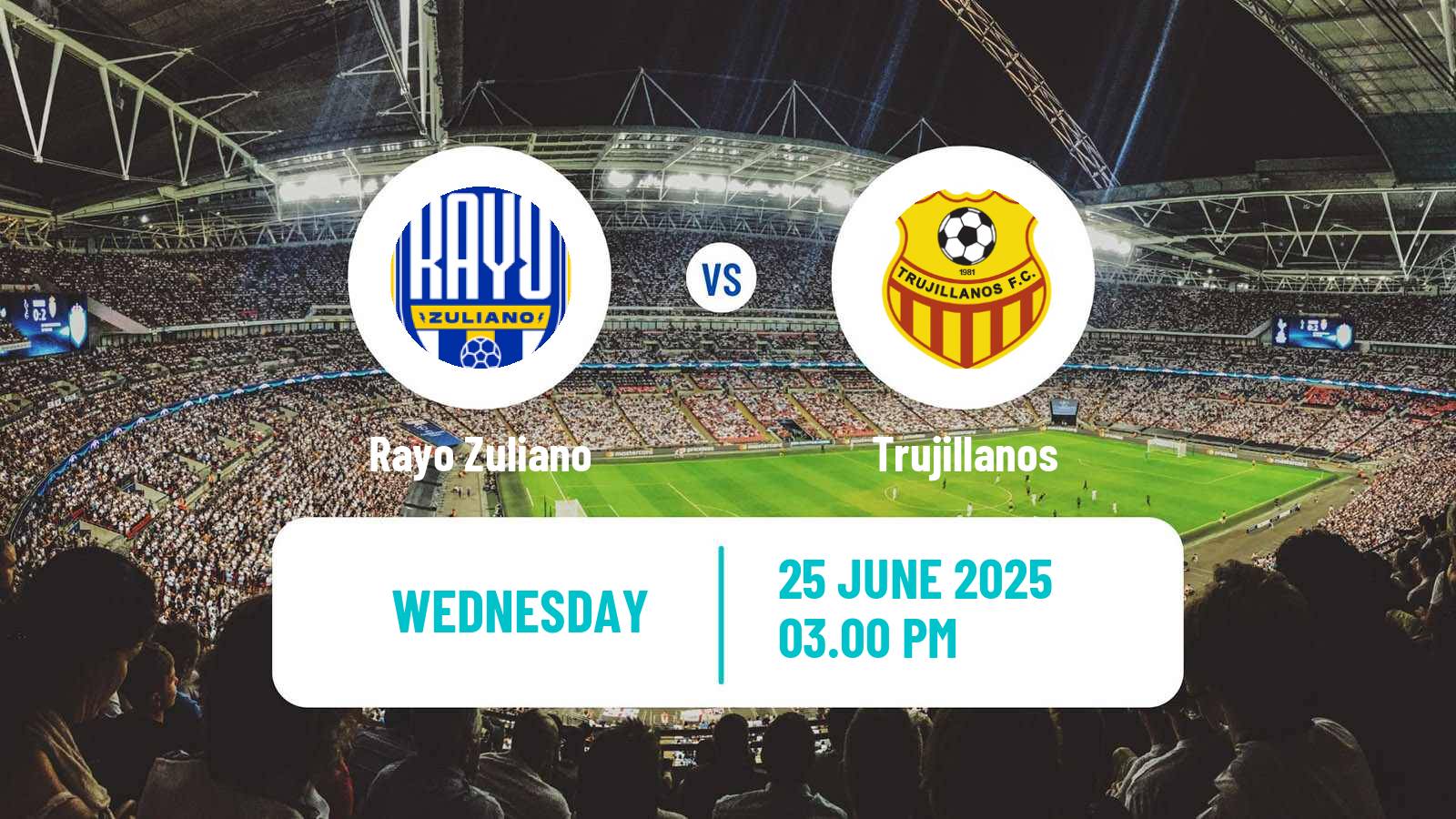 Soccer Copa Venezuela Rayo Zuliano - Trujillanos