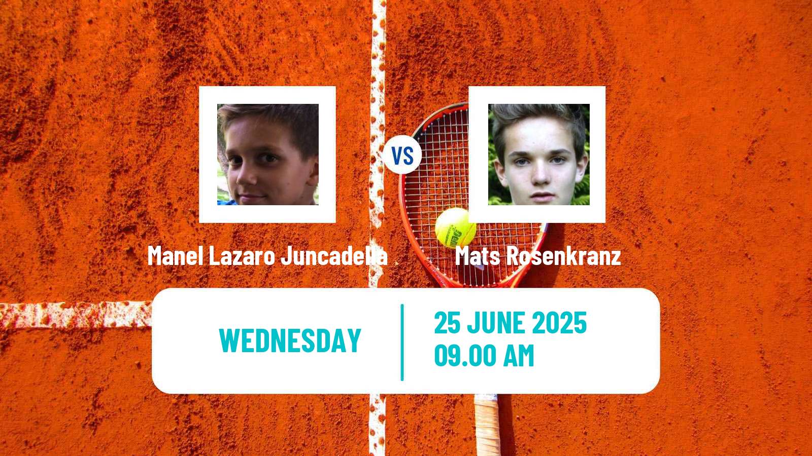 Tennis ITF M25 Bakio Men Manel Lazaro Juncadella - Mats Rosenkranz