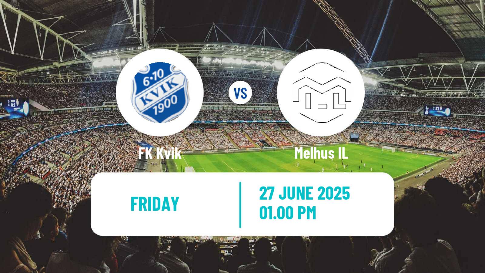 Soccer Norwegian Division 3 - Group 2 Kvik - Melhus