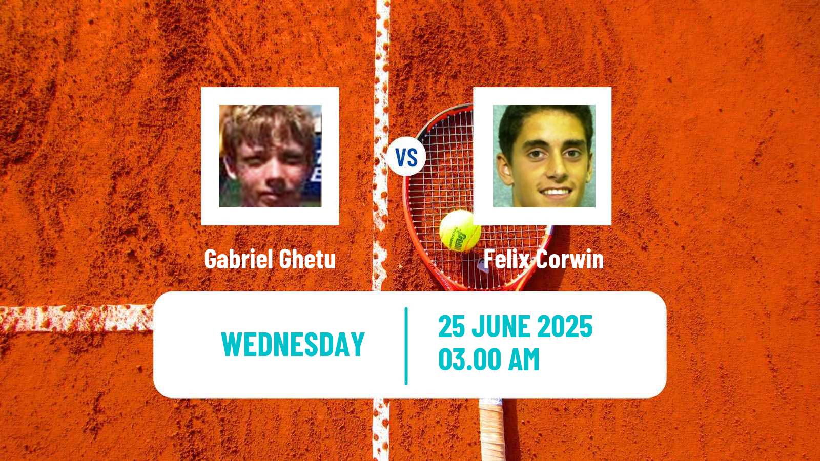 Tennis ITF M25 Targu Mures Men Gabriel Ghetu - Felix Corwin